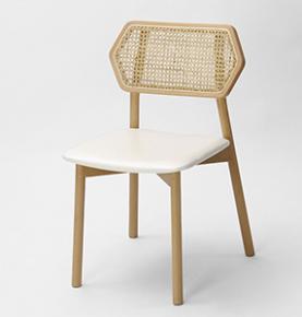 KVJ- 9122 Hexagon Backrest Dining Chair   