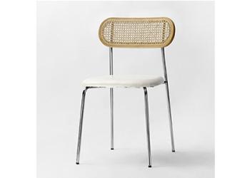 KVJ- 9128 stainless steel legs dining chair