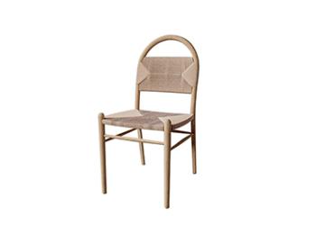 KVJ- 9151 dining chair with paper cord seat 